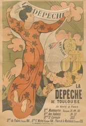 Cartel para el periódico La Dépêche de Toulouse, 1892