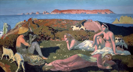 La playa verde, Perros Guirec, 1909