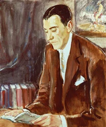 Retrato de Ramón Pérez de Ayala (1881-1962), escritor español, pintura