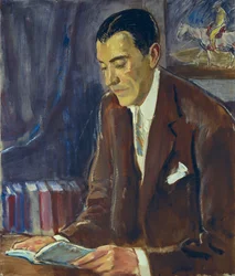 retrato de PEREZ DE AYALA, Ramón (1888-1962), escritor español (óleo sobre lienzo)