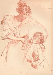Madre e hijo, c1897, 1897