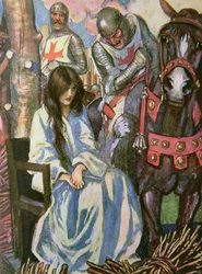 Monta detrás de mí en mi corcel - El valiente caballo que nunca falló a su jinete, ilustración de 