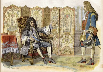 En 1712, Luis XIV llamado el Rey Sol (Rey Sol o Luis el Grande)