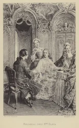 Rousseau visitando a Madame Dupin