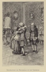 Separación de Rousseau y Therese