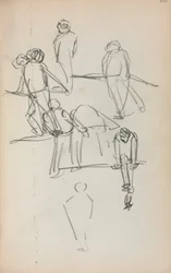 Cuaderno de bocetos italiano: Figuras (página 200)