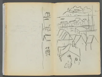 Libro de bocetos- The Granite Shore Hotel, Rockport, página 174 y 175: Casas
