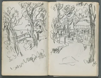 Cuaderno de bocetos, The Dells, N° 127, página 004 5: Paisaje