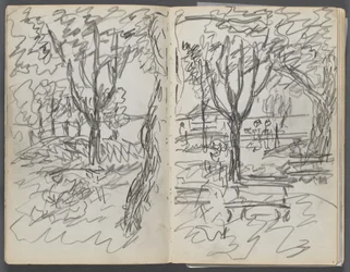 Cuaderno de bocetos, The Dells, N° 127, página 008  9: Paisaje