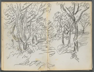 Sketchbook, The Dells, N° 127, página 064  65: Paisaje