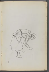 Sketchbook, The Dells, N° 127, página 089: Figura doblada