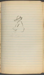 Cuaderno de bocetos, página 068: Figura