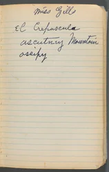 Cuaderno de bocetos, página 077: Notas
