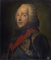 Retrato de Charles Louis Auguste Fouquet, duque de Belle-Isle, 1684-1761
