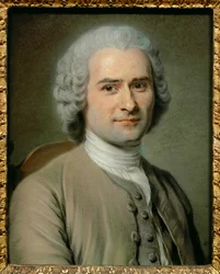 Jean Jacques Rousseau, filósofo (pastel sobre papel)