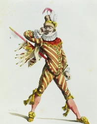 Capitán Spaventa en 1577, por Maurice Sand (1823-1889)