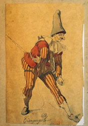 Giangurgolo, personaje de la Commedia dell