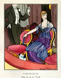 Intermedio. Moda parisina: Trajes de noche de Charles Frederic Worth (1825-1895)