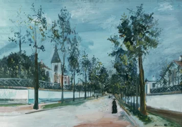 La calle suburbana