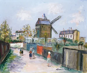 Le Moulin de la Galette, c. 1930 (óleo sobre lienzo)