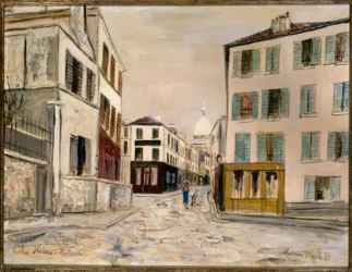 Calle Norvins en Montmartre