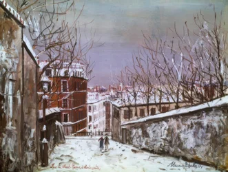 Calle Mont-Cenis en Montmartre