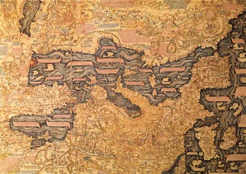 Mapa del Mediterráneo