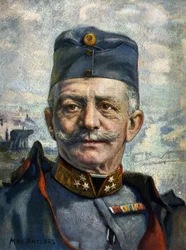 Retrato de Conrad von Hotzendorf (1852-1925), mariscal del Ejército Austrohúngaro