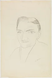 Retrato de Fritz Wichert