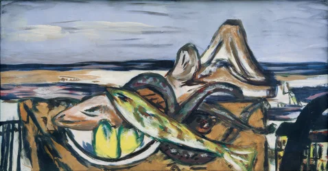 Paisaje con frutos del mar