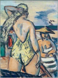 Niña en el mar