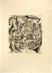 Carrusel, lámina siete de Jahrmarkt