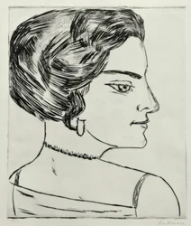 Naïla de perfil