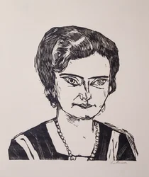 Retrato de Frau HM (Naila)