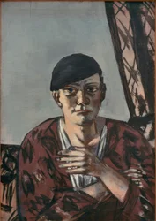 Autorretrato con gorra negra