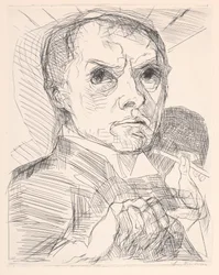 Autorretrato con estilete