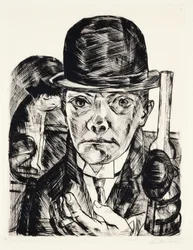 Autorretrato con sombrero