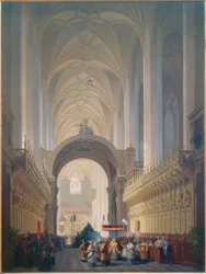 El interior de la iglesia Frauenkirche de Múnich
