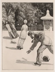 Un guante: la acción, 1880