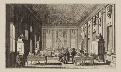 Antiguo gabinete de curiosidades en el Palacio Real