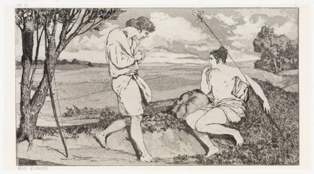 Apolo y Dafne I (Rescates de víctimas ovidianas, Opus II, lámina 10)