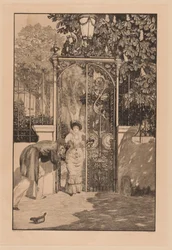 En la puerta