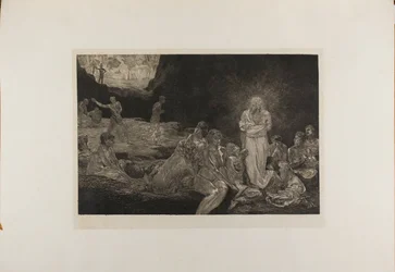 Cristo y las mujeres pecadoras, placa trece de Una vida