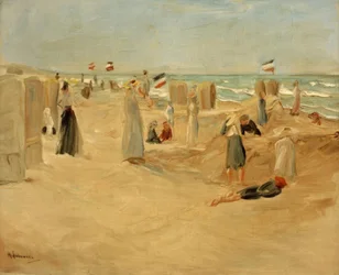 En la playa de Noordwijk