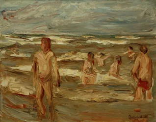 Niños bañándose