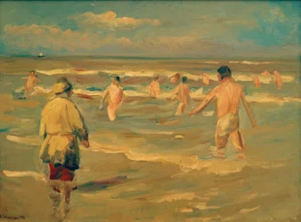 Niños bañándose