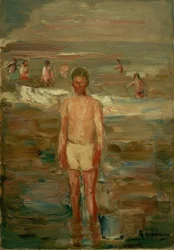 Niño bañándose