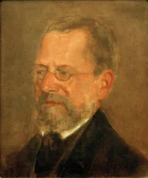 Retrato del profesor de idiomas Henry