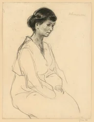 Retrato de una joven (La hija del artista)