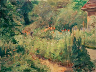El huerto en Wannsee hacia el noroeste